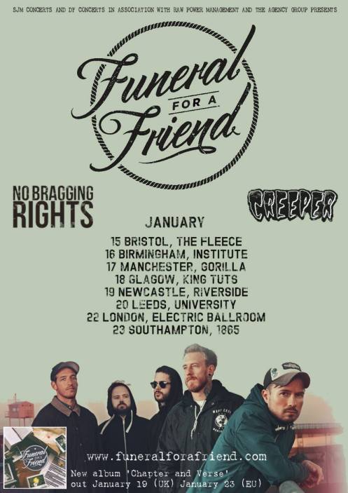 Funeral For A Friend UK Tour January 2015